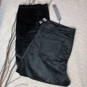 Green Crushed Velvet Kut From the Kloth Jeans